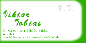 viktor tobias business card